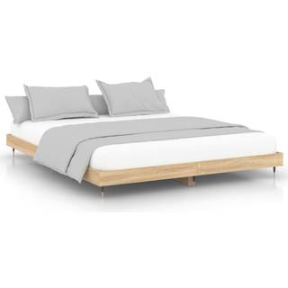 Sengeramme Konstrueret Træ - Sonoma-eg / 120 x 200 cm