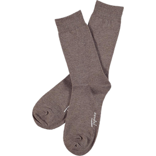 Topeco Men Sock Solid Bamboo - Darkbrown - Str 41/45