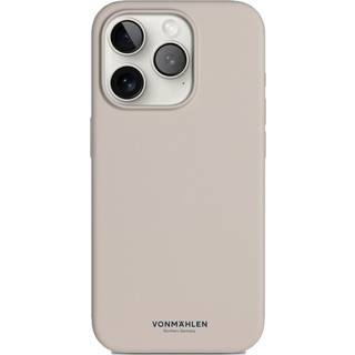 Vonmählen iPhone 15 Pro Eco Silikone Cover - MagSafe Kompatibel - Beige