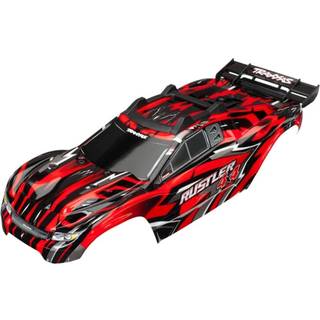 Traxxas TRX6718 Body Rustler 4x4 Red (Complete with Body Mounts)