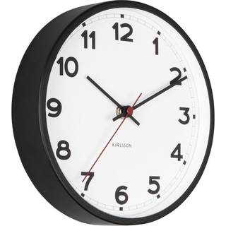 Karlsson New Classic vægur sort metal 20 cm