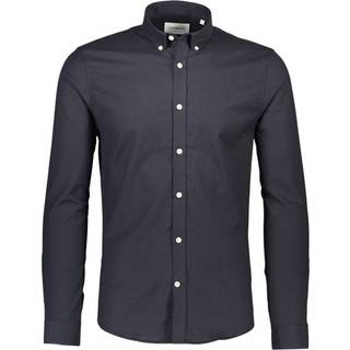 Lindbergh Oxford Superflex Skjorte i navy til herre