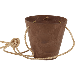 Hænge urtepotte, ude og inde, rust artstone Ø 17 cm.