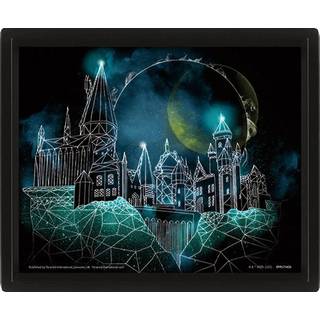 HARRY POTTER - Poudlard Géométrique - Art Mural