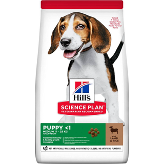 Hill's SCIENCE PLAN Medium Hvalpefoder Med Lam Og Ris - 12 kg