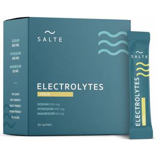 SALTE Elektrolytter, Citron, 30 doseringsposer