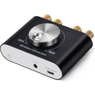 Bluetooth 5.0 stereo digital audio-forstærker 2x30W AUX / USB / BT