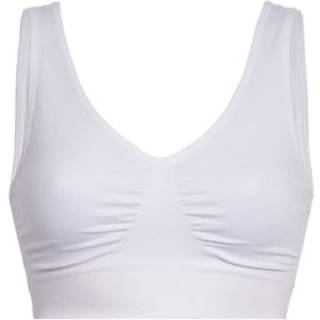 Soft basic - Soffi Bra top wide strap 2 pak - white