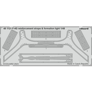 F-4G reinforcement straps & formation lights 1/48 MENG