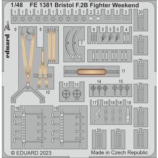 Bristol F.2B Fighter Weekend 1/48 EDUARD