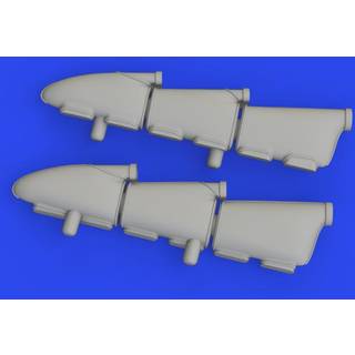 Hurricane Mk.I exhaust stacks PRINT 1/48 HOBBY BOSS