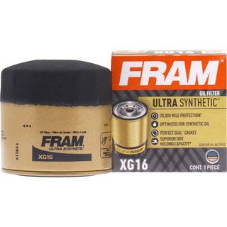 Fram ultra syntetisk biludskiftning oliefilter designet til syntetiske olieskift, der varer op til 20 km xg16 med SureGrip (pakke p? 1)