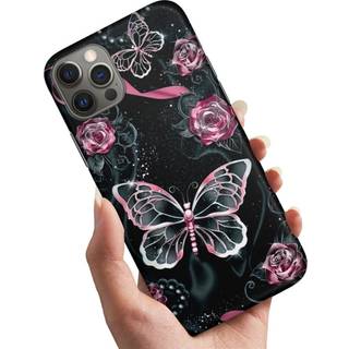 iPhone 12/12 Pro - Cover/Mobilcover Sommerfugle