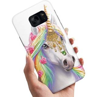 Samsung Galaxy S7 Edge - Cover/Mobilcover Unicorn/Enhjørning