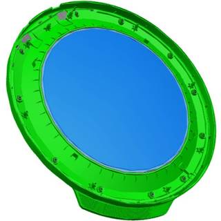 Electrolux dørramme, front, sort 140203127026