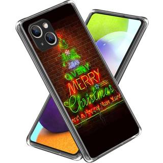 iPhone 15 Plus TPU Plast Julecover - Merry Christmas