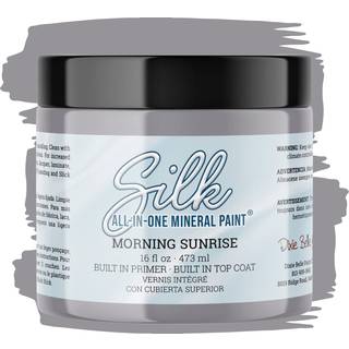 Dixie Belle Silk All-in-One Mineral Paint | Morning Sunrise (16oz) | Mjuk lila allt-i-ett-vattenbaserad primer toppcoat | Hållbara möbler färg |