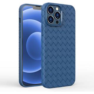 iPhone 15 Plus Fleksibelt Plastik Cover - Flet Design - Blå