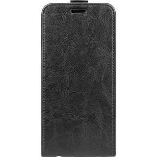 iPhone 15 Pro Vertikalt Læder Cover m. Kortholder - Sort