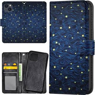 iPhone 14 - Mobilcover/Etui Cover Stjernemønster