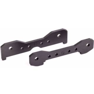Traxxas - TRX9528A - Tie bars, rear, 6061-T6 aluminum (dark titanium-anodized)