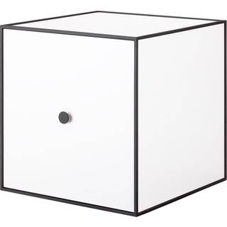 Audo Frame Reol m/låge White 35x35x35 cm