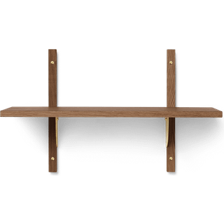 Ferm Living Sector hylde S/S Smoked Oak, brass