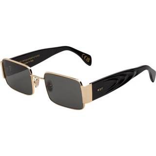 Retrosuperfuture Unisex TAS Z Black Solbriller Metal Guld Sort Firkantet Normal