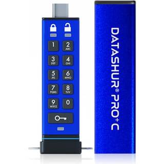 Istorage Datashur Pro+c 256gb Usb Type-c Blå