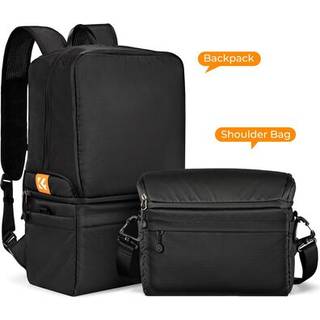 K&F Concept 2-in-1 camera backpack black
