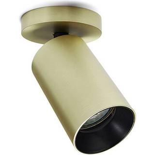 SpotOn Circle1 - SpotOn1 Circle GU10 W/Hole - Brass