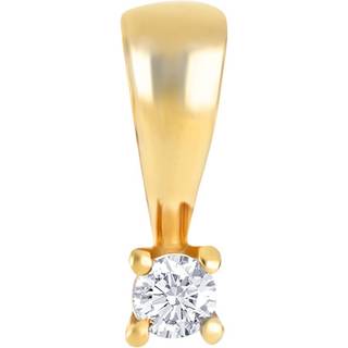 Siersbøl HEART 14kt. guldvedhæng med diamant 0.05ct W/SI