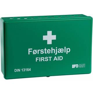OS førstehjælpkasse. 8x17x26cm