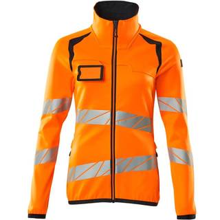 MASCOT ACCELERATE SAFE fleecetrøje med lynlås, hi-vis orange/mørk antracit - XS