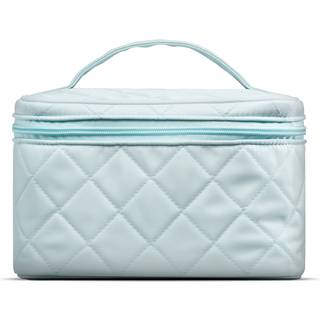 Gillian Jones Beauty Box in quilted nylon Blue