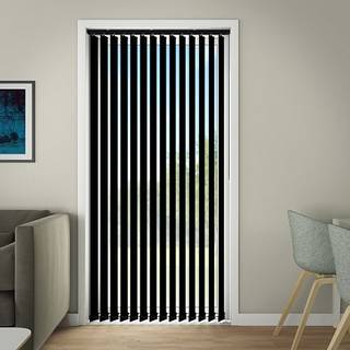 DEBEL D’Lux komplet lamelgardin 150 x 250 cm - sort (På lager i varehus)