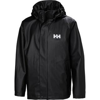 Helly Hansen Moss regnjakke, junior, sort