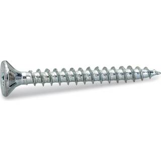 FAST spånskrue med undersænket hoved, elforzinket, 3,0 x 35 mm - 200 stk.