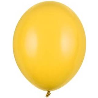 50 stk. Latexballoner klar gul 10" - Professionel kvalitet til fest og dekoration