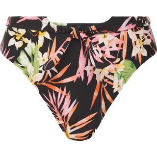 Freya Savanna Sunset High Waist Bikini Brief - Black floral - X-Large