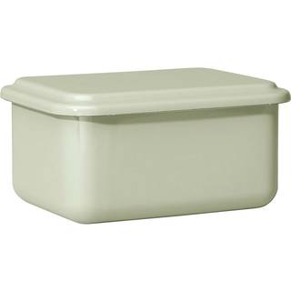 Riess Serve + Store Vorratsbehälter medium / niedrig Salbeigrün - Emaille - Grün