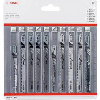 Bosch Stiksavsklingesæt med 10 dele Clean Precision