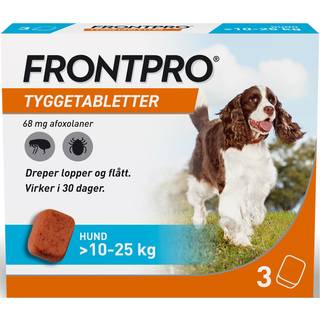 FRONTPRO 68 mg (Håndkøb, apoteksforbeholdt) 3 stk Tyggetabletter + FRI FRAGT