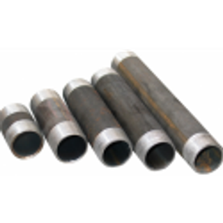 Nippelrør 1/2''-190mm sort