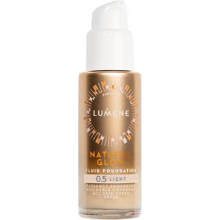 Lumene Natural Glow Lysnende foundation til et naturligt udseende SPF 20 Skygge 0.5 Light 30 ml - 30 ml