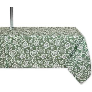 Artiskok grøn blomsterprint udendørs dug med lynlås 60x120