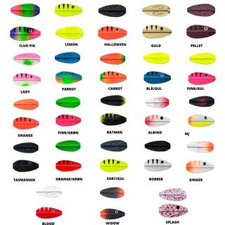 Fishnote Tasty Yellow/Black Gennemløber 5,6g