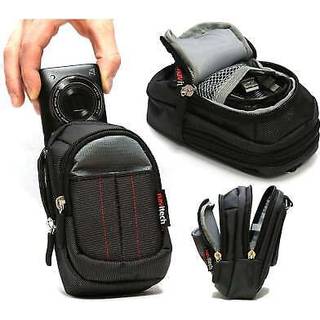 Navitech Black Compact Camera Case kompatibel med Olympus Pen E-P7-kamera