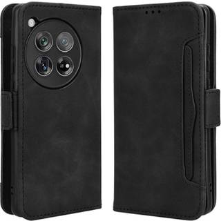 OnePlus 12R/Ace 3 Pung Cover med Kortholder - Sort