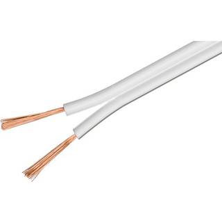 Luxorparts Højttalerkabel 2,5 mm² Hvid - 10 m